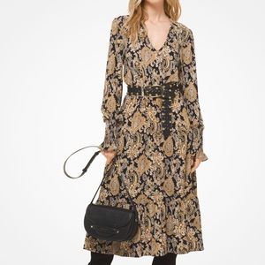 MICHAEL Michael Kors Paisley Matt Jersey Dress